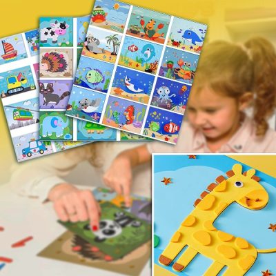 3D EVA pěnové samolepky (12 listů – opakovaně použitelné) | STICKYFUN