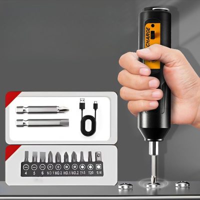 Mini elektrický šroubovák - 12 bitů, 1 h USB nabíjení | SCREWZI