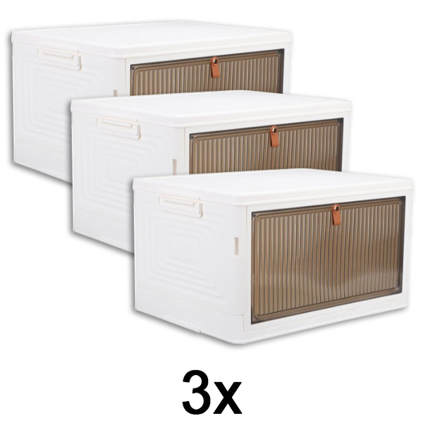 3x Úložný box s víkem | ORGABOX