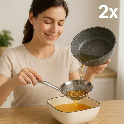 Nerezové cedníky, které filtrují vše (2 ks) | FILTRINKA