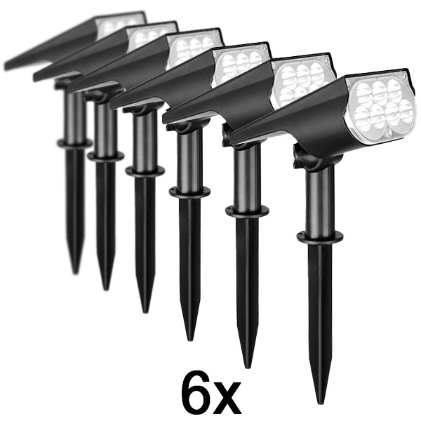 6x Solární bodové světlo pro venkovní použití | SPOTIKE